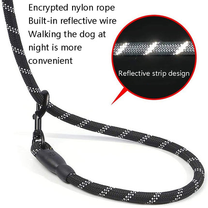 Pet Supplies Reflective Dog Pull Rope, Size:, Length 150cm Thick 1.2cm, Long 150cm Thick 0.8cm, Long 200cm Thick 1.2cm - DealBuddy