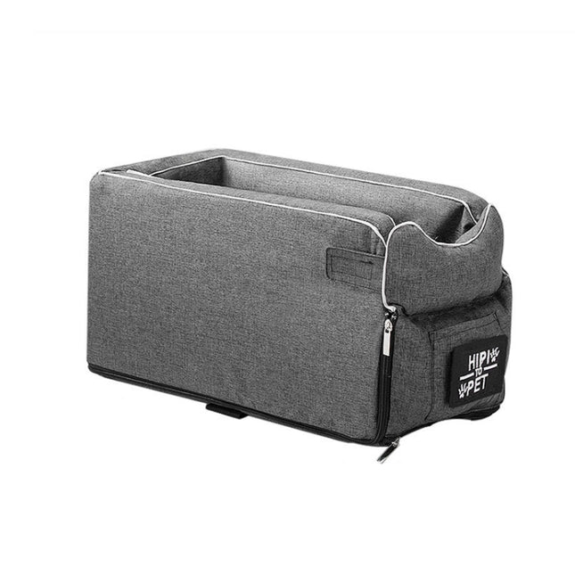 Car Central Control Seat Pet Portable Bed Pad, Square + Gray, Square Gray+Summer Mat - DealBuddy