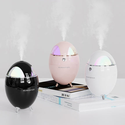 Y18 Mini USB Bedroom Spray Bright Night Lamp Humidifier, White, Pink, Black, Deep Wood Grain, Light Wooden Grain - DealBuddy