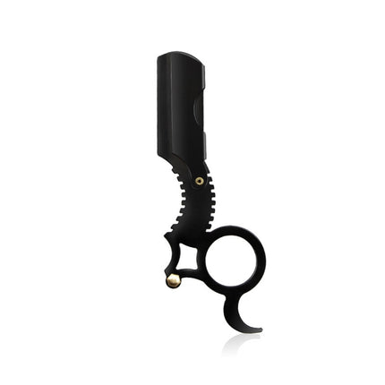 Manual Men Stainless Steel Ring Razor Without Blade, Gold, Black - DealBuddy