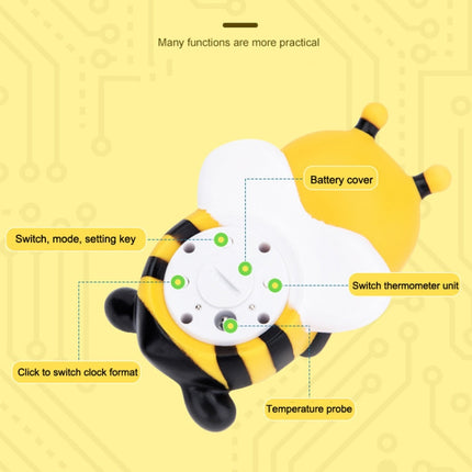 MTY-813 Cartoon Little Bee Children Electronic Water Thermometer - DealBuddy