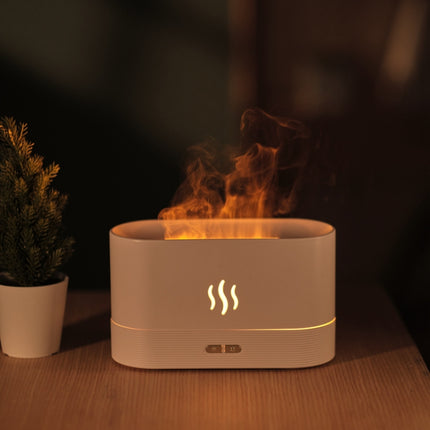 Flame Aroma Diffuser Night Light Humidifier - DealBuddy