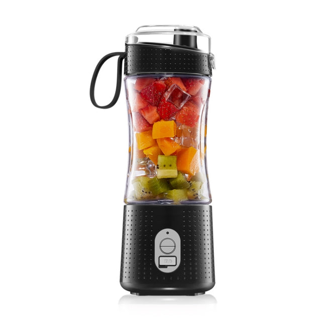 6-Blade Electric Fruit Juicer Juice Cup, Black, White, Yellow, Purple, Green, Blue, Deep Blue, Rose Red - DealBuddy