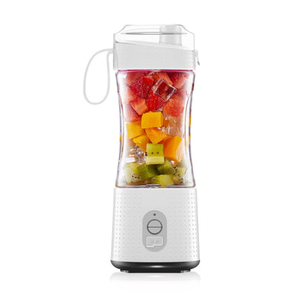 6-Blade Electric Fruit Juicer Juice Cup, Black, White, Yellow, Purple, Green, Blue, Deep Blue, Rose Red - DealBuddy