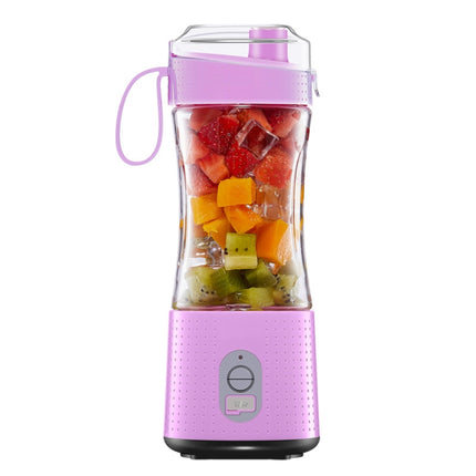 6-Blade Electric Fruit Juicer Juice Cup, Black, White, Yellow, Purple, Green, Blue, Deep Blue, Rose Red - DealBuddy