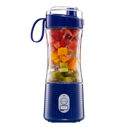 6-Blade Electric Fruit Juicer Juice Cup, Black, White, Yellow, Purple, Green, Blue, Deep Blue, Rose Red - DealBuddy