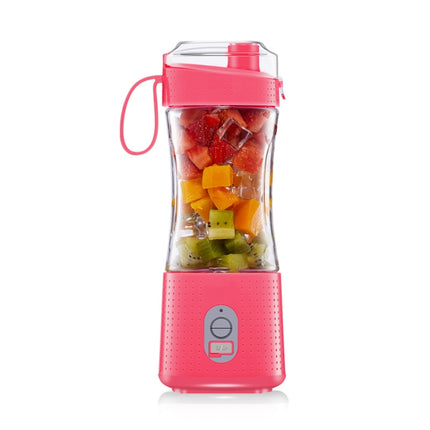 6-Blade Electric Fruit Juicer Juice Cup, Black, White, Yellow, Purple, Green, Blue, Deep Blue, Rose Red - DealBuddy