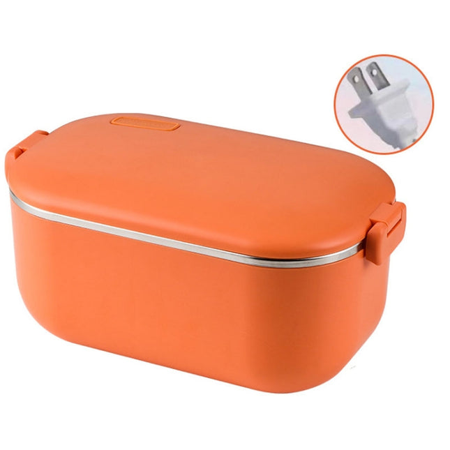 48W 1L  304 Stainless Steel Heating Lunch Box Can Be Plugged In, US Plug, 12V Car Plug, EU Plug, UK Plug