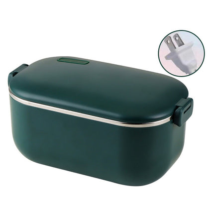 48W 1L  304 Stainless Steel Heating Lunch Box Can Be Plugged In, US Plug, 12V Car Plug, EU Plug, UK Plug