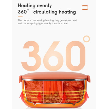 48W 1L  304 Stainless Steel Heating Lunch Box Can Be Plugged In