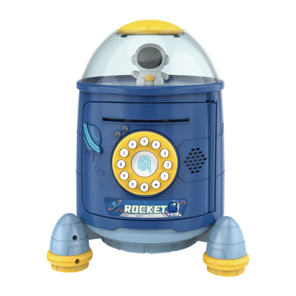Fingerprint Password Rocket Piggy Bank Toy