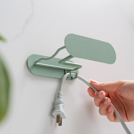 Bathroom Hair Dryer No Punching Iron Hanger, Brown, Green, Black - DealBuddy