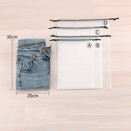 50 PCS PE Drawstring Bag Waterproof And Dustproof Storage Bag