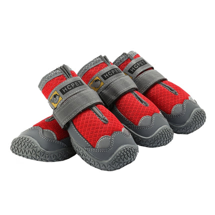 4 PCS / Set HCPET Dog Shoes Breathable Net Dog Shoes, No.1 4cm, No.2 4.5cm, No.3 5cm, No.4 5.5cm, No.5 6cm, No.6 6.5cm, No.7 7cm, No.8 7.5cm - DealBuddy