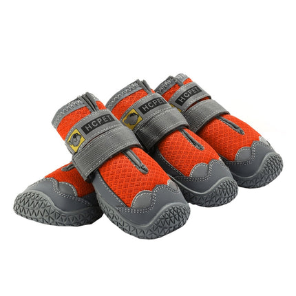 4 PCS / Set HCPET Dog Shoes Breathable Net Dog Shoes, No.1 4cm, No.2 4.5cm, No.3 5cm, No.4 5.5cm, No.5 6cm, No.6 6.5cm, No.7 7cm, No.8 7.5cm - DealBuddy