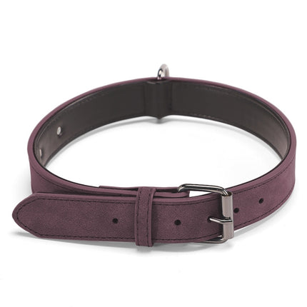 JINMAOHOU Dogs Double-Layer Leather Collar, XS 34x1.7cm, S 39x2.2cm, M 49x2.7cm, L 59x3.2cm - DealBuddy