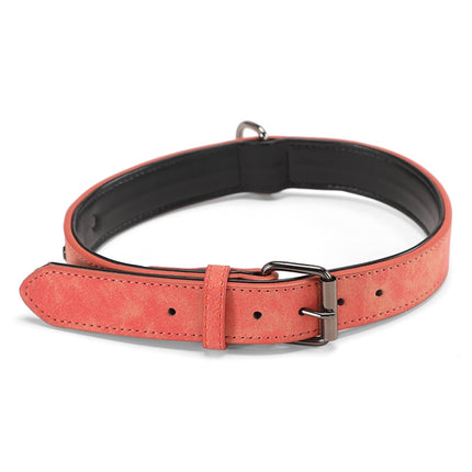 JINMAOHOU Dogs Double-Layer Leather Collar, XS 34x1.7cm, S 39x2.2cm, M 49x2.7cm, L 59x3.2cm - DealBuddy