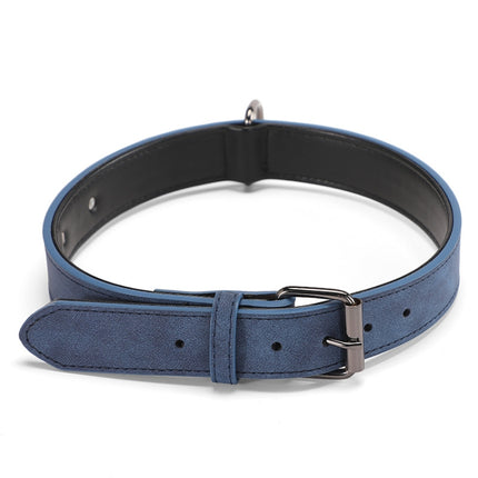 JINMAOHOU Dogs Double-Layer Leather Collar, XS 34x1.7cm, S 39x2.2cm, M 49x2.7cm, L 59x3.2cm - DealBuddy
