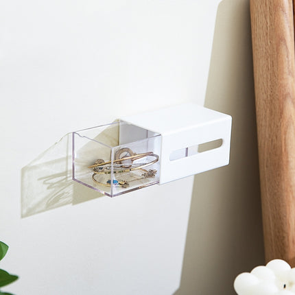 Left And Right Pull Wall Hanging Drawer Box Transparent Storage Box