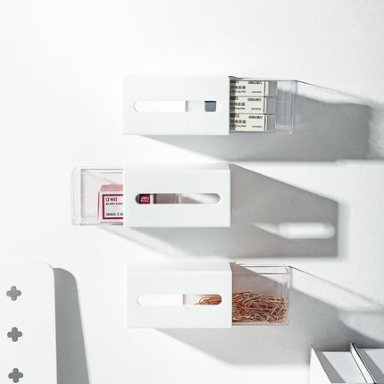 Left And Right Pull Wall Hanging Drawer Box Transparent Storage Box