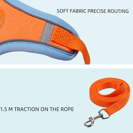 BL-867 Pet Chest Straps Reflective Dog Traction Rope, Size:, S, M, L, XL - DealBuddy