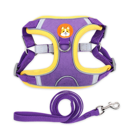 BL-867 Pet Chest Straps Reflective Dog Traction Rope, Size:, S, M, L, XL - DealBuddy