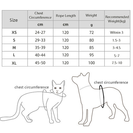 BL-844 Pet Chest Straps Reflective Breathable Dog Rope, Size:, XS, S, M, L, XL - DealBuddy