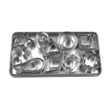 Stainless Steel Biscuit Mold, 30 PCS / Set, 27 PCS / Set