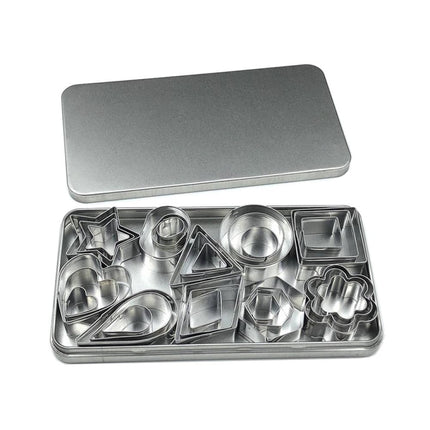 Stainless Steel Biscuit Mold, 30 PCS / Set, 27 PCS / Set