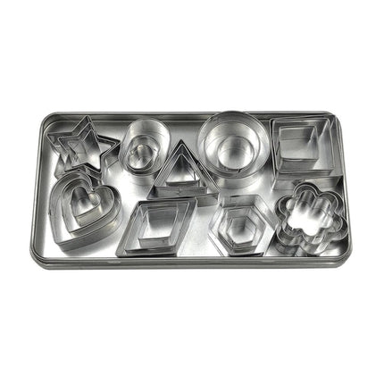 Stainless Steel Biscuit Mold, 30 PCS / Set, 27 PCS / Set