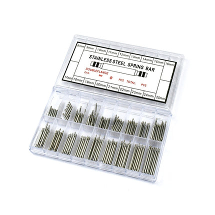270 PCS / Box C015 8-25mm Stainless Steel Seamless Box Packing Spring Bar