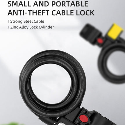 BG-0518 Mountain Bike Portable Anti-Theft Bold Cable Lock, Length: - DealBuddy