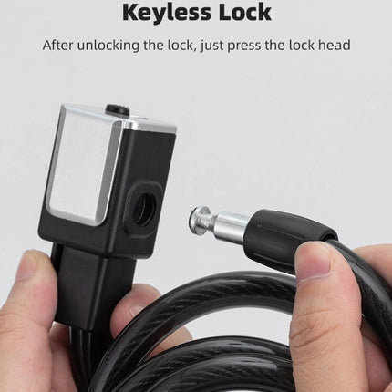 BG-0518 Mountain Bike Portable Anti-Theft Bold Cable Lock, Length: - DealBuddy