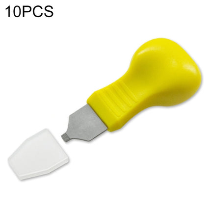 10 PCS Watch Rear Cover Tapping Knife Watch Opener, Style:, Brown Flat-blade Mouth, Yellow Narrow Mouth, Yellow Wide Mouth, Orange Flat-blade Mouth, Brown Narrow Mouth - DealBuddy