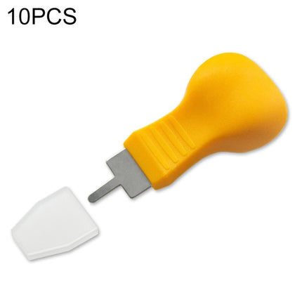 10 PCS Watch Rear Cover Tapping Knife Watch Opener, Style:, Brown Flat-blade Mouth, Yellow Narrow Mouth, Yellow Wide Mouth, Orange Flat-blade Mouth, Brown Narrow Mouth