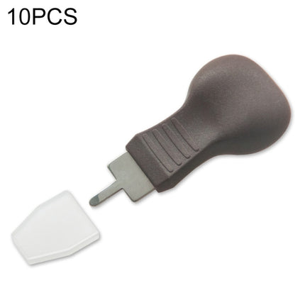 10 PCS Watch Rear Cover Tapping Knife Watch Opener, Style:, Brown Flat-blade Mouth, Yellow Narrow Mouth, Yellow Wide Mouth, Orange Flat-blade Mouth, Brown Narrow Mouth