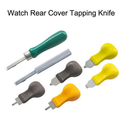 10 PCS Watch Rear Cover Tapping Knife Watch Opener, Style:, Brown Flat-blade Mouth, Yellow Narrow Mouth, Yellow Wide Mouth, Orange Flat-blade Mouth, Brown Narrow Mouth - DealBuddy