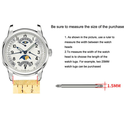 8-25mm Strap Connecting Shaft Stainless Steel Watch Spring Bar, 144 PCS / Set, 270 PCS / Set, 360 PCS / Set with Ear Batch - DealBuddy