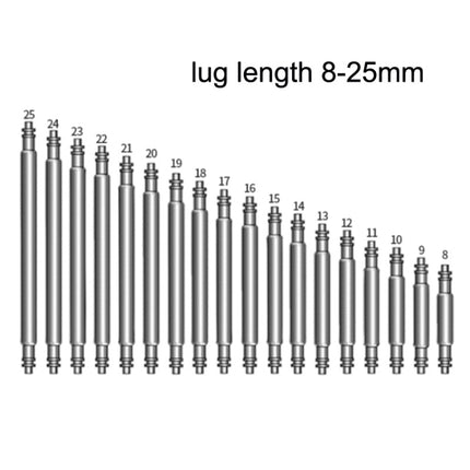 8-25mm Strap Connecting Shaft Stainless Steel Watch Spring Bar, 144 PCS / Set, 270 PCS / Set, 360 PCS / Set with Ear Batch - DealBuddy