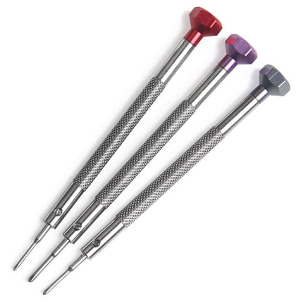 3 PCS LSD5075 Color Screwdriver Watch Repair Tool