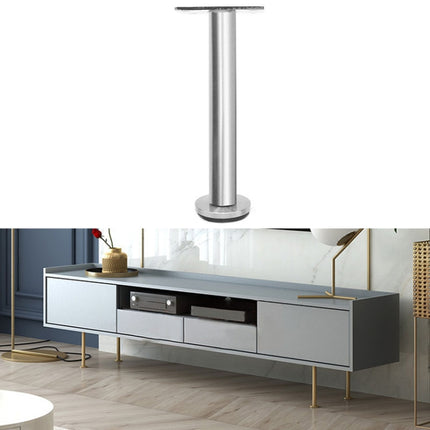 LH-TJ003 Adjustable Stainless Steel Round Tube Furniture Legs, Height: