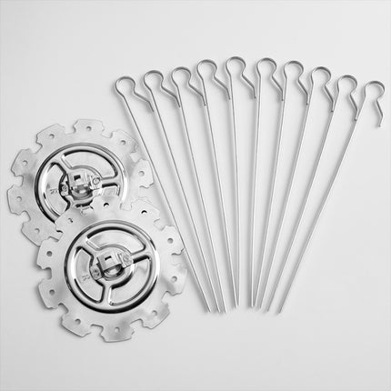 Air Fryer Electric Oven Lamb Skewer Grill, Long 25cm, Short 20cm - DealBuddy