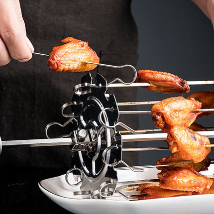 Air Fryer Electric Oven Lamb Skewer Grill, Long 25cm, Short 20cm - DealBuddy