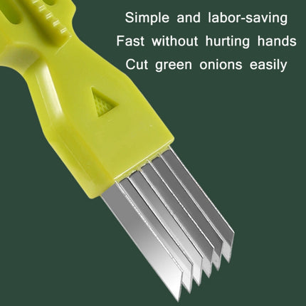 Home Kitchen Multifunctional Green Onion Peeler, Green, Yellow, Orange - DealBuddy