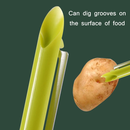 Home Kitchen Multifunctional Green Onion Peeler, Green, Yellow, Orange - DealBuddy