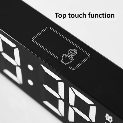 6625D LED Digital Alarm Clock Luminous Desktop Timer Temperature Display Alarm Clock