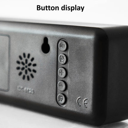 6625D LED Digital Alarm Clock Luminous Desktop Timer Temperature Display Alarm Clock