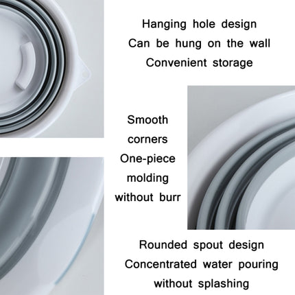 Home Outdoor Portable Folding Silicone Bucket