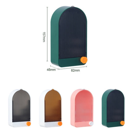 Home Bathroom Wall Mounted Drain Soap Dish With Lid