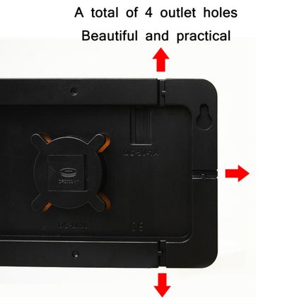 6626 Living Room Wall-Mounted Large Screen Display LED Digital Clock